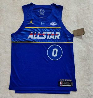 0 Tatum 2021 all star jersey blue player version